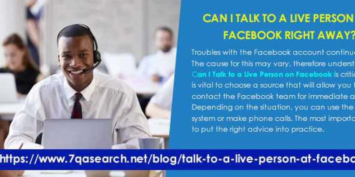 Can I Talk To A Live Person At Facebook through quick steps?